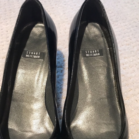Stuart Weitzman square toe heels size 6 - Picture 3 of 10